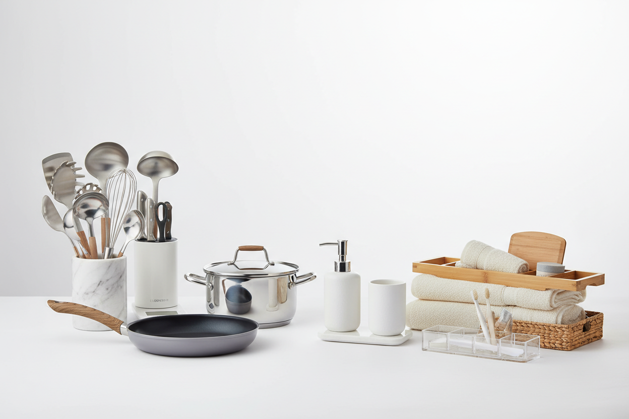 Kitchenware, bathroom products